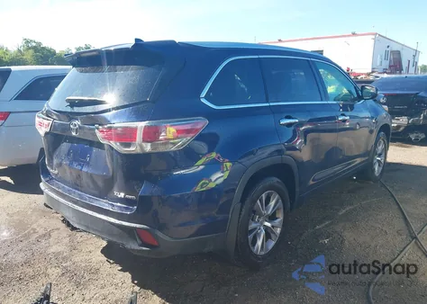 2015 Toyota Highlander Xle V6 from USA, damaged, VIN 5TDJKRFH0FS166525